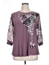 Assorted Brands Purple 3/4 Sleeve Top Size XL (estimated) - photo 1