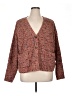 Unionbay 100% Polyester Tweed Orange Cardigan Size XL - photo 1