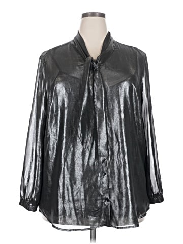 Liz Claiborne Career Long Sleeve Blouse (view 1)