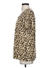 Susan Graver Animal Print Tan Short Sleeve Blouse Size S - photo 5