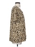 Susan Graver Animal Print Tan Short Sleeve Blouse Size S - photo 4