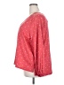 Old Navy Polka Dots Red Long Sleeve Blouse Size XXL - photo 5