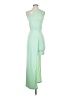 ASOS 100% Polyester Green Cocktail Dress Size 0 - photo 1