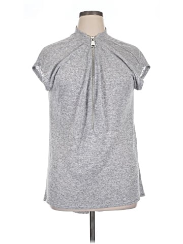 Joan Vass Short Sleeve Top (view 1)