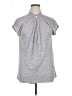Joan Vass Gray Short Sleeve Top Size XL - photo 1