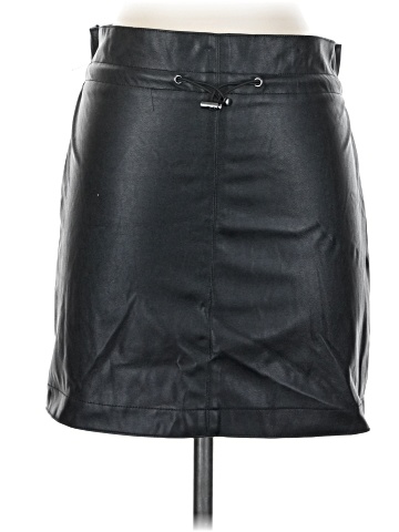 Just One Faux Leather Skirt (view 1)