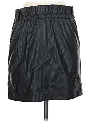 Just One Faux Leather Skirt (view 2)