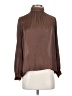 Zara 100% Polyester Brown Long Sleeve Blouse Size S - photo 1