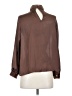 Zara 100% Polyester Brown Long Sleeve Blouse Size S - photo 2
