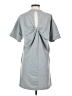 LoveRiche Solid Gray Casual Dress Size S - photo 2