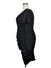 Unbranded Solid Black Cocktail Dress Size 2X - photo 5