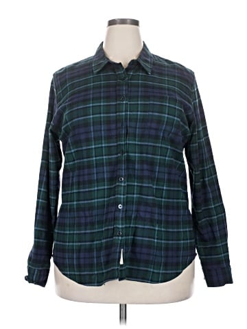 Weatherproof Long Sleeve Button-Down Shirt (view 1)