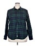 Weatherproof Plaid Teal Long Sleeve Button-Down Shirt Size XXL - photo 1