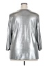 Ruby Rd. Metallic Silver 3/4 Sleeve Top Size 2X - photo 2
