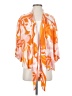 Cato 100% Rayon Orange Kimono Size S - photo 1