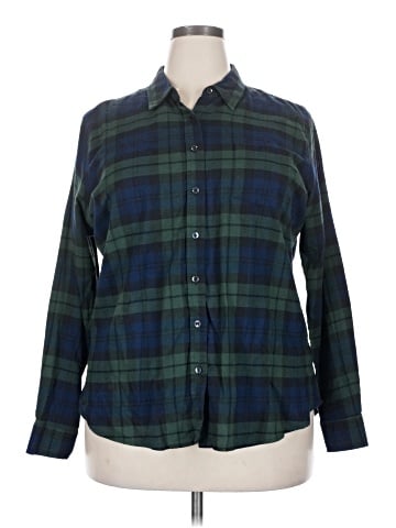 Weatherproof Long Sleeve Button-Down Shirt (view 1)