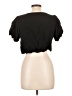 Heatherly Black Short Sleeve Blouse Size L - photo 2