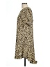 Unbranded 100% Polyester Animal Print Gold Casual Dress Size L - photo 5