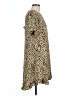 Unbranded 100% Polyester Animal Print Gold Casual Dress Size L - photo 4