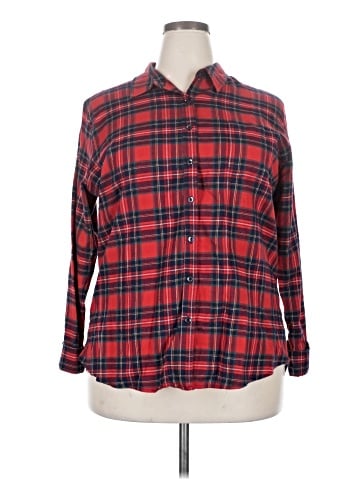Weatherproof Long Sleeve Button-Down Shirt (view 1)