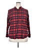 Weatherproof Plaid Red Long Sleeve Button-Down Shirt Size XXL - photo 1