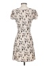 Leifnotes 100% Viscose Print Ivory Casual Dress Size XS - photo 2