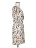 Leifnotes 100% Viscose Print Ivory Casual Dress Size XS - photo 4