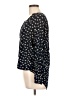 Alexander Jordan 100% Rayon Black Long Sleeve Blouse Size L - photo 5