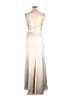 Amsale 100% Polyester Ivory Cocktail Dress Size 16 - photo 2