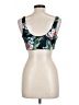 Old Navy Black Blue Swimsuit Top Size L - photo 2