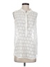 J.Crew Ivory Sleeveless T-Shirt Size 4 - photo 1