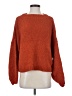 Nasty Gal Inc. Solid Orange Pullover Sweater Size S - photo 1