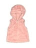 Carter's 100% Polyester Pink Faux Fur Vest 9-12 MO / 12 MO - photo 1