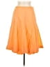 Garnet Hill Solid Orange Formal Skirt Size 8 - photo 1