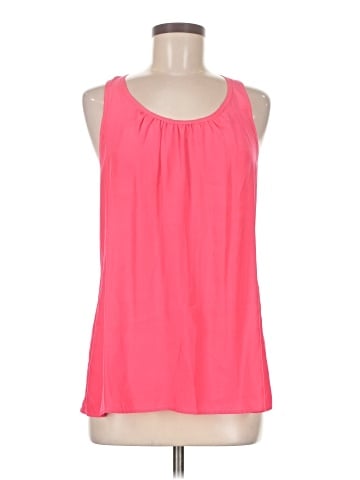 Britt Ryan Sleeveless Silk Top (view 1)