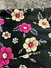 Unbranded Floral Black Casual Pants Size S (estimated) - photo 7