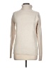 Jeanne Pierre Solid Ivory Turtleneck Sweater Size L - photo 1