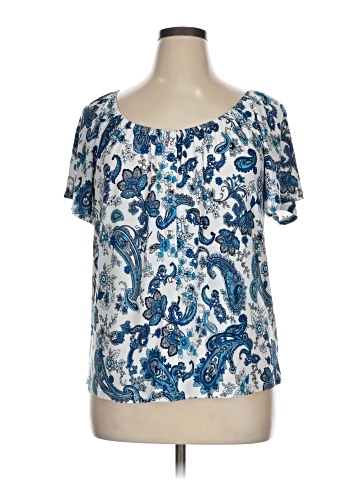Lavish Short Sleeve Blouse (view 1)