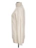 Jeanne Pierre Solid Ivory Turtleneck Sweater Size L - photo 5