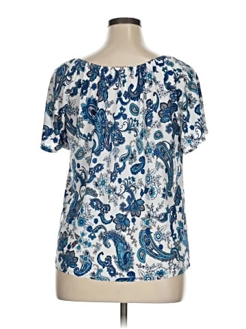 Lavish Short Sleeve Blouse (view 2)