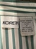 Koret 100% Polyester Stripes Teal Long Sleeve Blouse Size 14 - photo 7