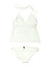 Ralph Lauren Tweed Ivory Two Piece Swimsuit Size S - photo 1