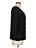 Moa Moa Black 3/4 Sleeve Top Size L - photo 4