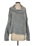 Free People Metallic Gray Pullover Sweater Size S - photo 1