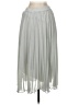 Unbranded Solid Silver Formal Skirt Size 27 waist (estimated) - photo 2