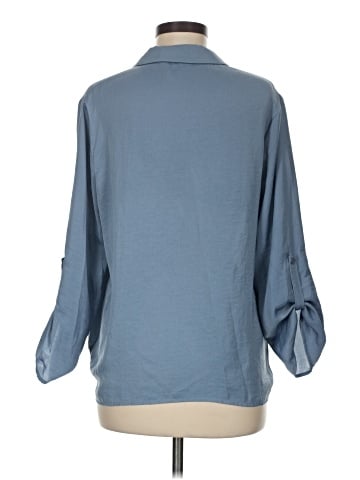 All in Favor 3/4 Sleeve Blouse (view 2)