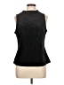 Halston Black Sleeveless Blouse Size L - photo 1