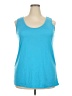 Just My Size Blue Tank Top Size 2X - photo 1