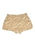 A New Day Animal Print Gold Shorts Size XL - photo 1