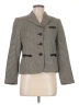 Harve Benard 100% Wool Houndstooth Gray Wool Blazer Size 8 (petite) - photo 1
